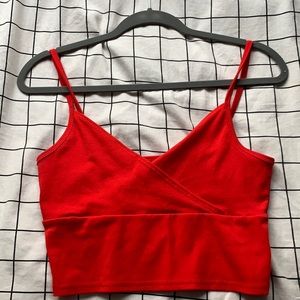 red tank top